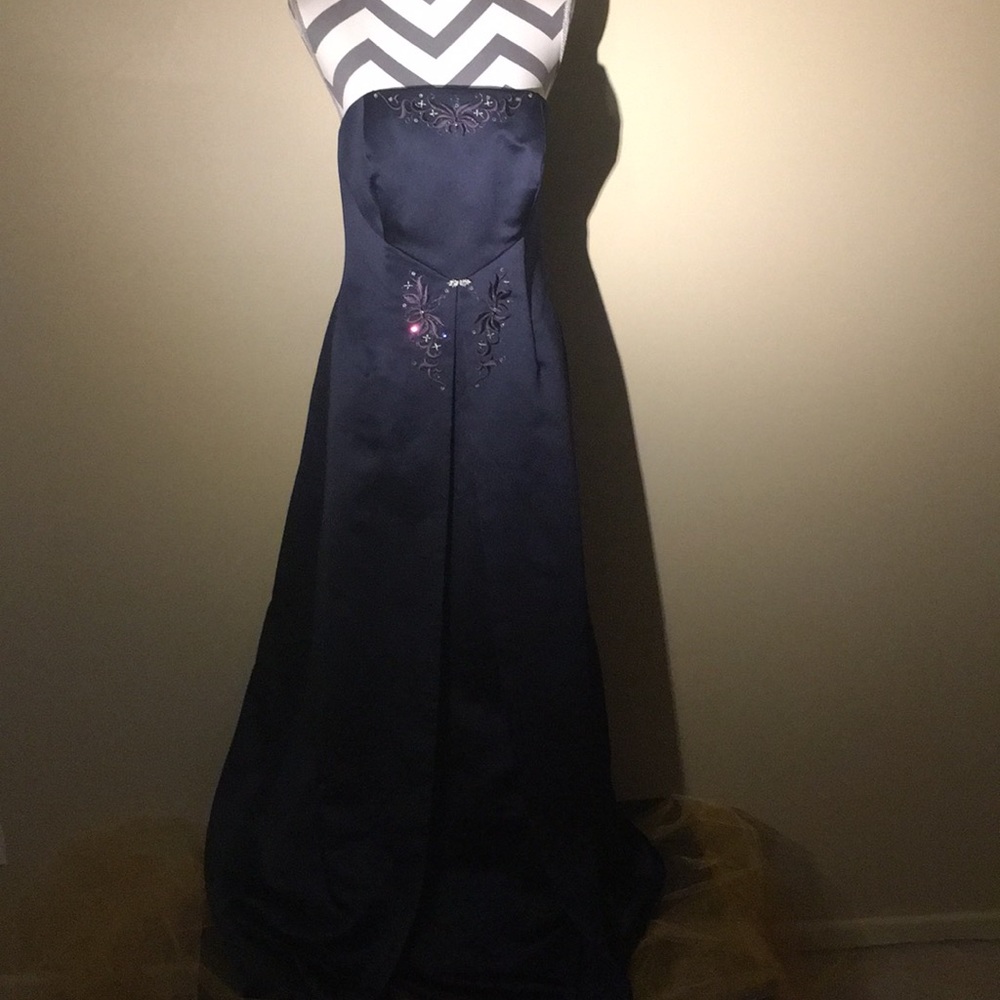 Ball gown by Michealangelo - size 10 - Navy Blue